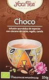 Yogi Tea - Choco, Infusión Ayurvédica de Especias con Cáscaras de Cacao, Regaliz y Canela - 17 Bolsitas, 37,4g